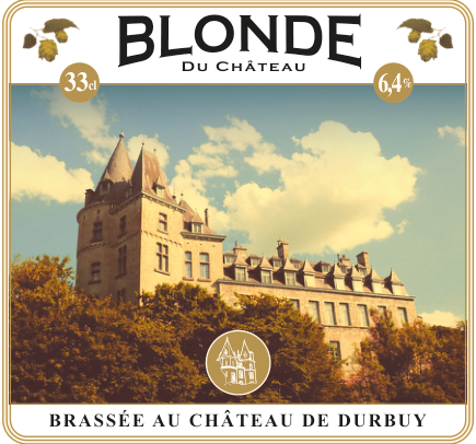 Étiquette Blonde du Château de la Brasserie du Château de Durbuy